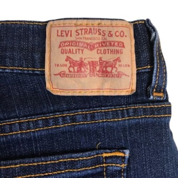Levis Strauss 515 Womens Boot Cut Jeans Size 6M Stretch Denim Blue 31x32 - Picture 10 of 11